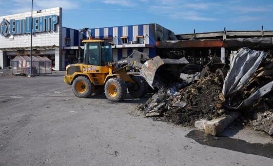 Разбор завалов в Харькове. 